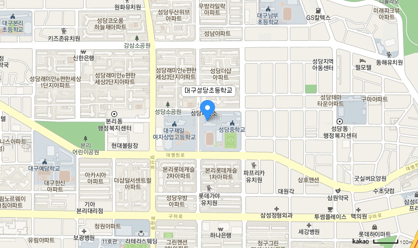 학교 찾아오시는 길 지도